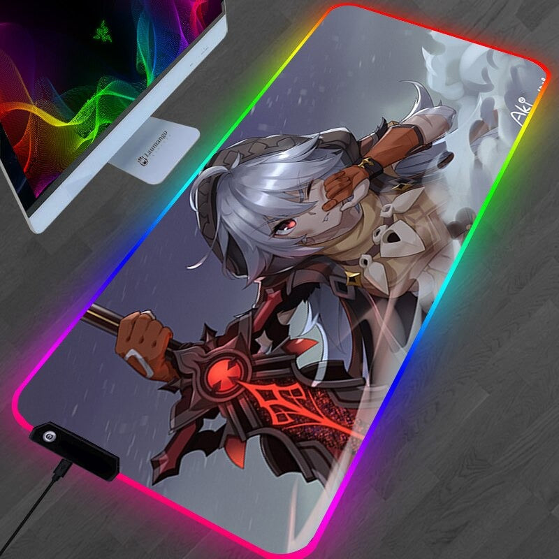 Buy Genshin Impact RGB Deskpad Collection(20+ Designs) at best price only at KUUMIKO