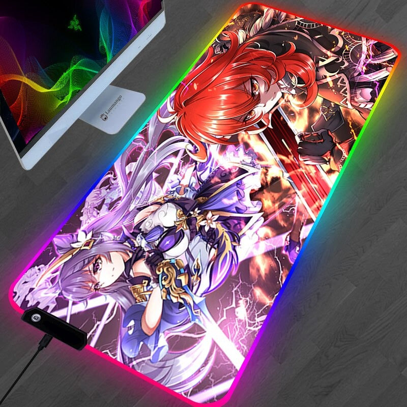 Buy Genshin Impact RGB Deskpad Collection(20+ Designs) at best price only at KUUMIKO