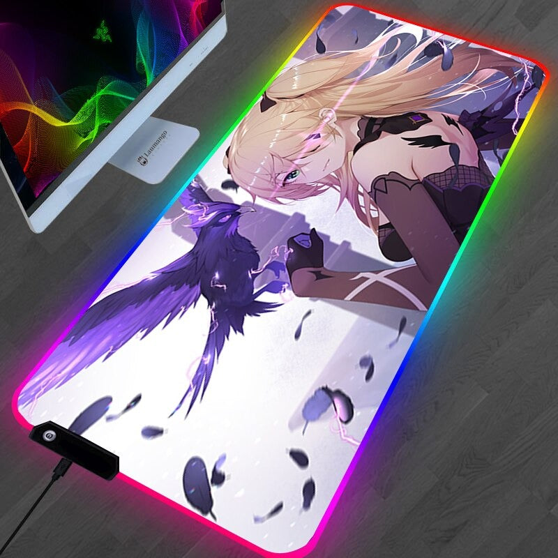 Buy Genshin Impact RGB Deskpad Collection(20+ Designs) at best price only at KUUMIKO