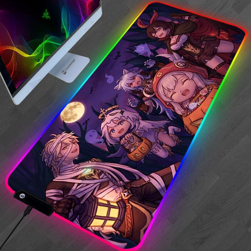 Buy Genshin Impact RGB Deskpad Collection(20+ Designs) at best price only at KUUMIKO