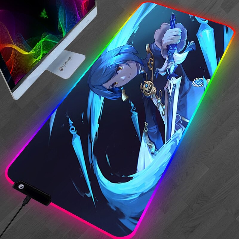 Buy Genshin Impact RGB Deskpad Collection(20+ Designs) at best price only at KUUMIKO