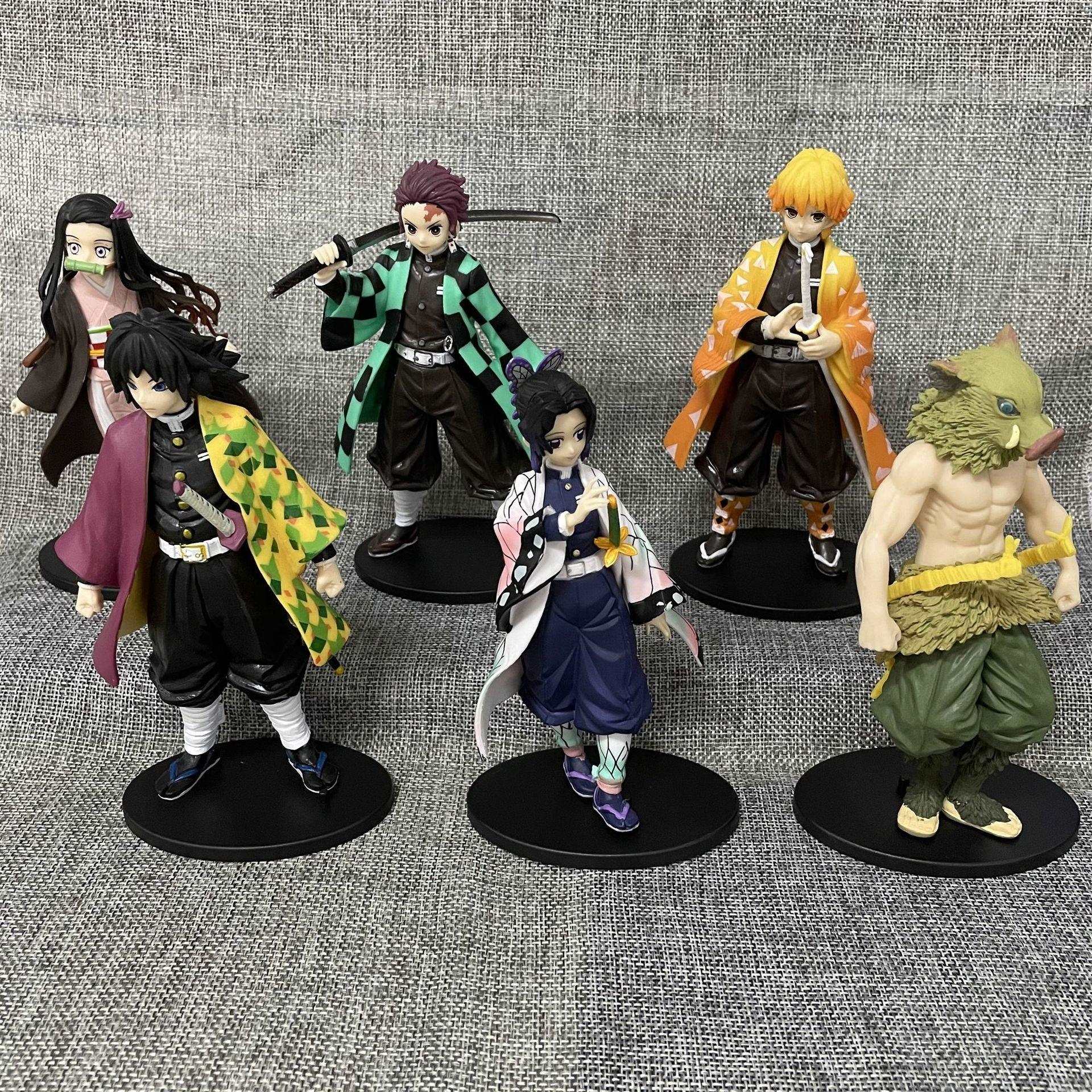 Buy Demon Slayer 6 pieces Action Figure Set at best price only at KUUMIKO