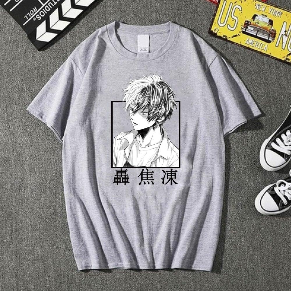 Buy My Hero Academia Todoroki T-Shirt at best price only at KUUMIKO