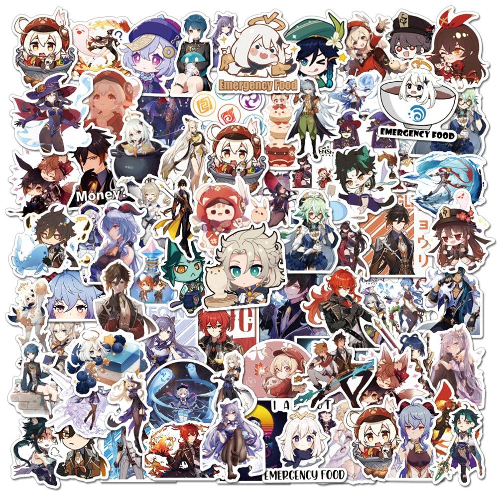 Buy Genshin Impact 50/100 Pcs Sticker Set at best price only at KUUMIKO