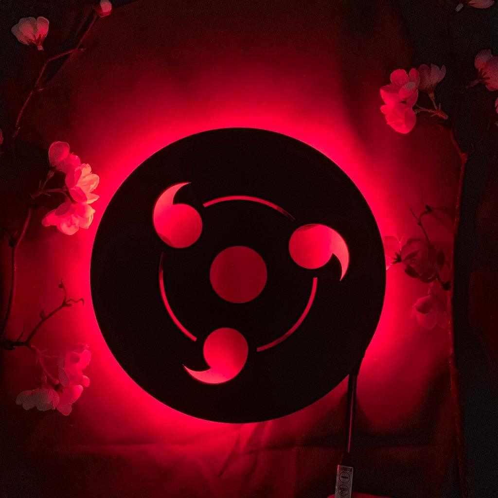 Sharingan Silhouette Wall Lamp - KUUMIKO