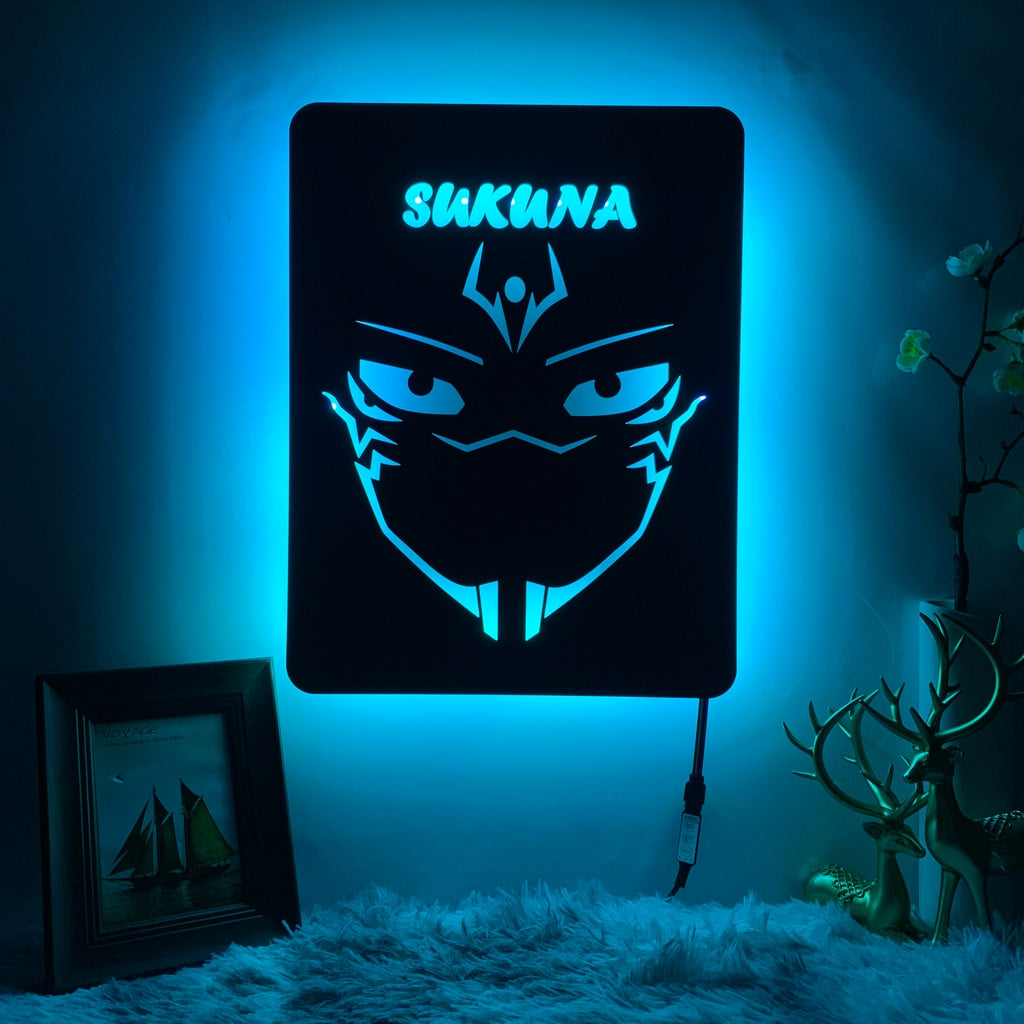 Buy Jujutsu Kaisen Sukuna Silhouette Wall Lamp at best price only at KUUMIKO