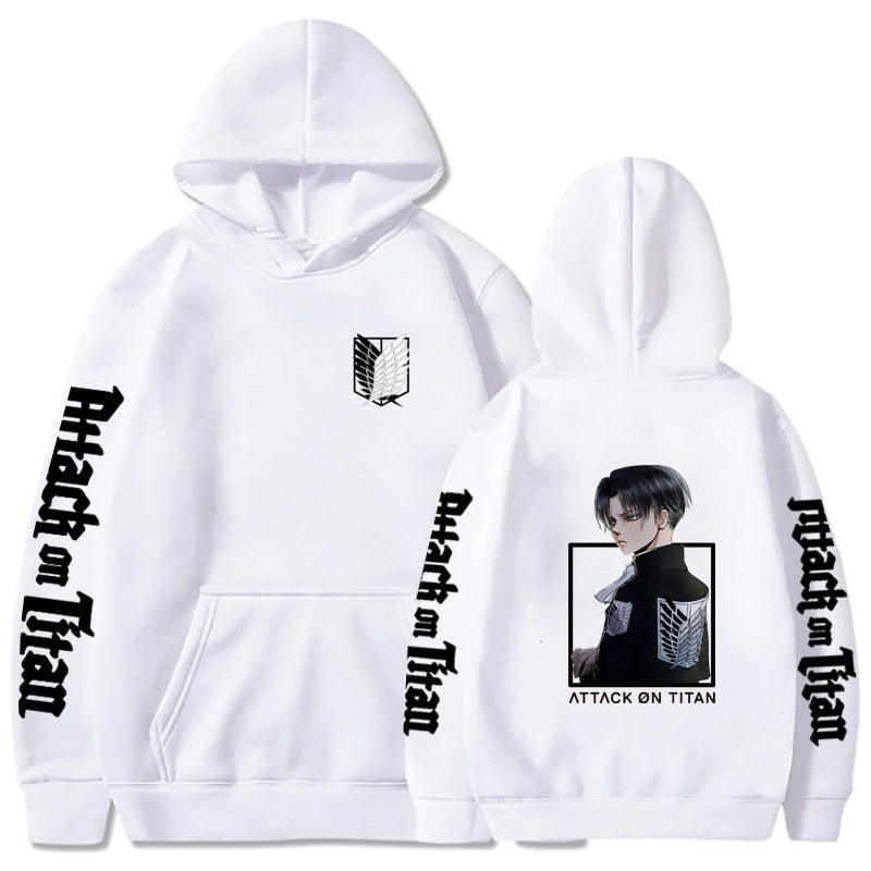 Attack on Titan Survey Corps Levi Ackerman Hoodie - KUUMIKO