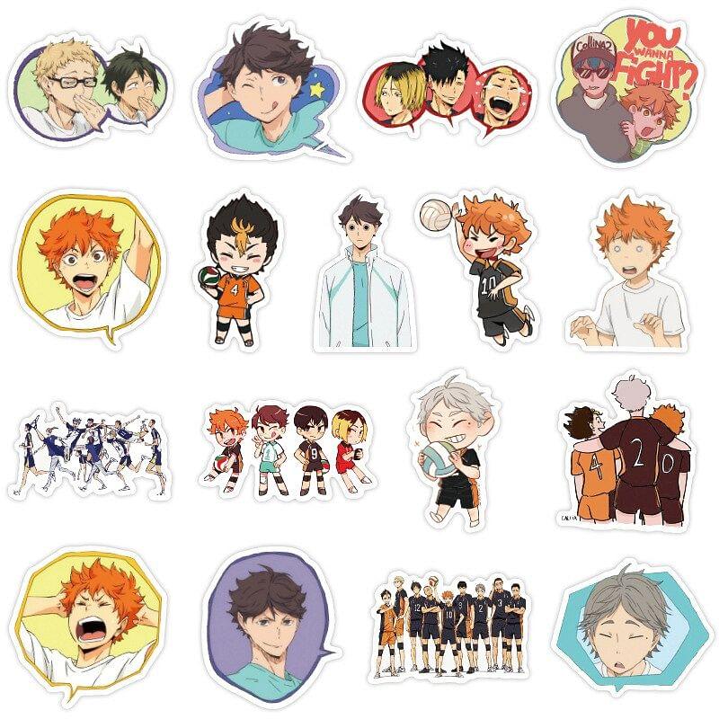 Buy Haikyuu Stickers 50pcs Set at best price only at KUUMIKO